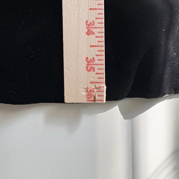 Tyler Boe Velvet Cold Shoulder Mock Neck Dress S  Black Elegant Party Cocktail S - Picture 9 of 10